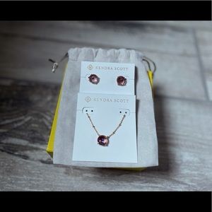 Kendra Scott Jolie necklace & stud earrings